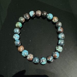 Azurite Bracelet For Mental Clarity-8mm