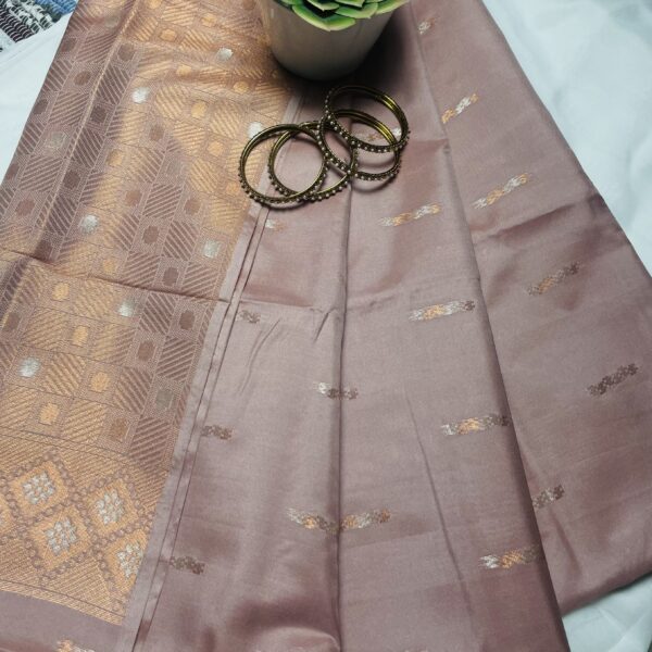 Butter Soft Silk Meena Butta Saree- Skin colour