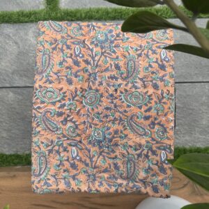 Pure cotton kalamkari in beige colour