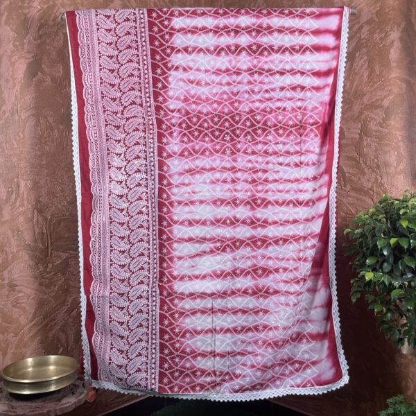 Chikankari handloom Saree - Image 2