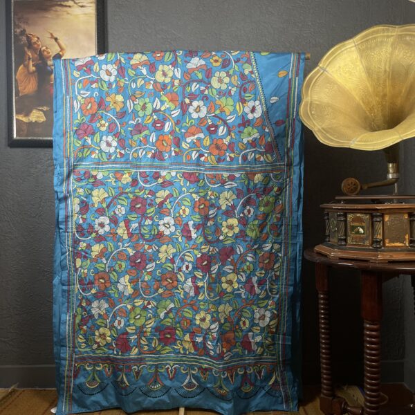 Kantha work Banglore silk saree - Image 3