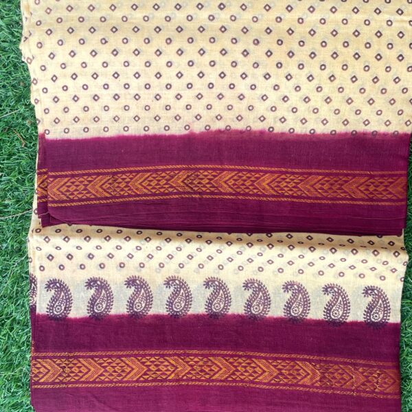Authentic Madurai cotton sungudi sarees - Image 4