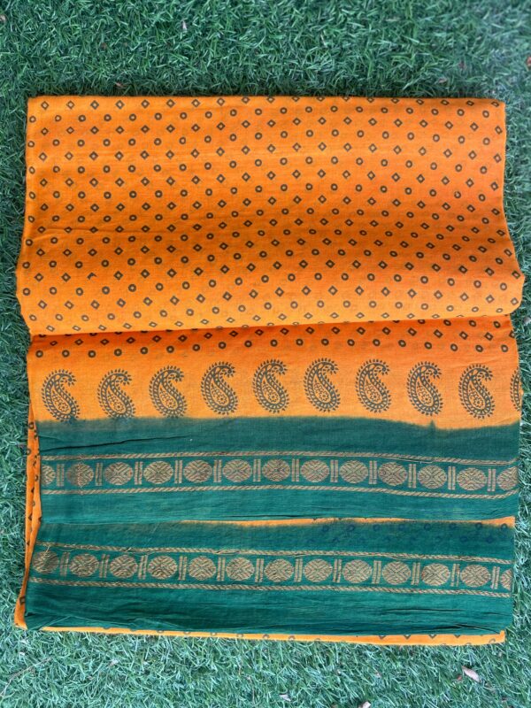 Authentic Madurai cotton sungudi sarees - Image 5