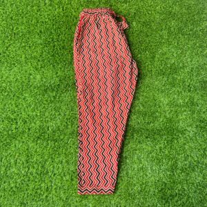 Red Zic zac pattern ajarakh pant