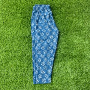 Jaipur cotton Indigo bagru print pant