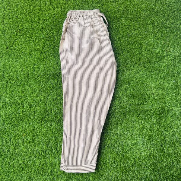 Offwhite lined ajarakh cotton pants