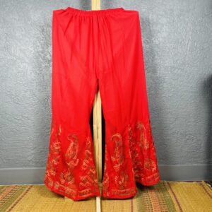 Red Chikankari Palazzo