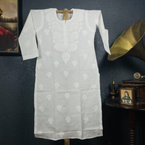White Chikankari Kurti