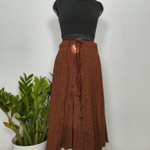 Red zig zag print skirt